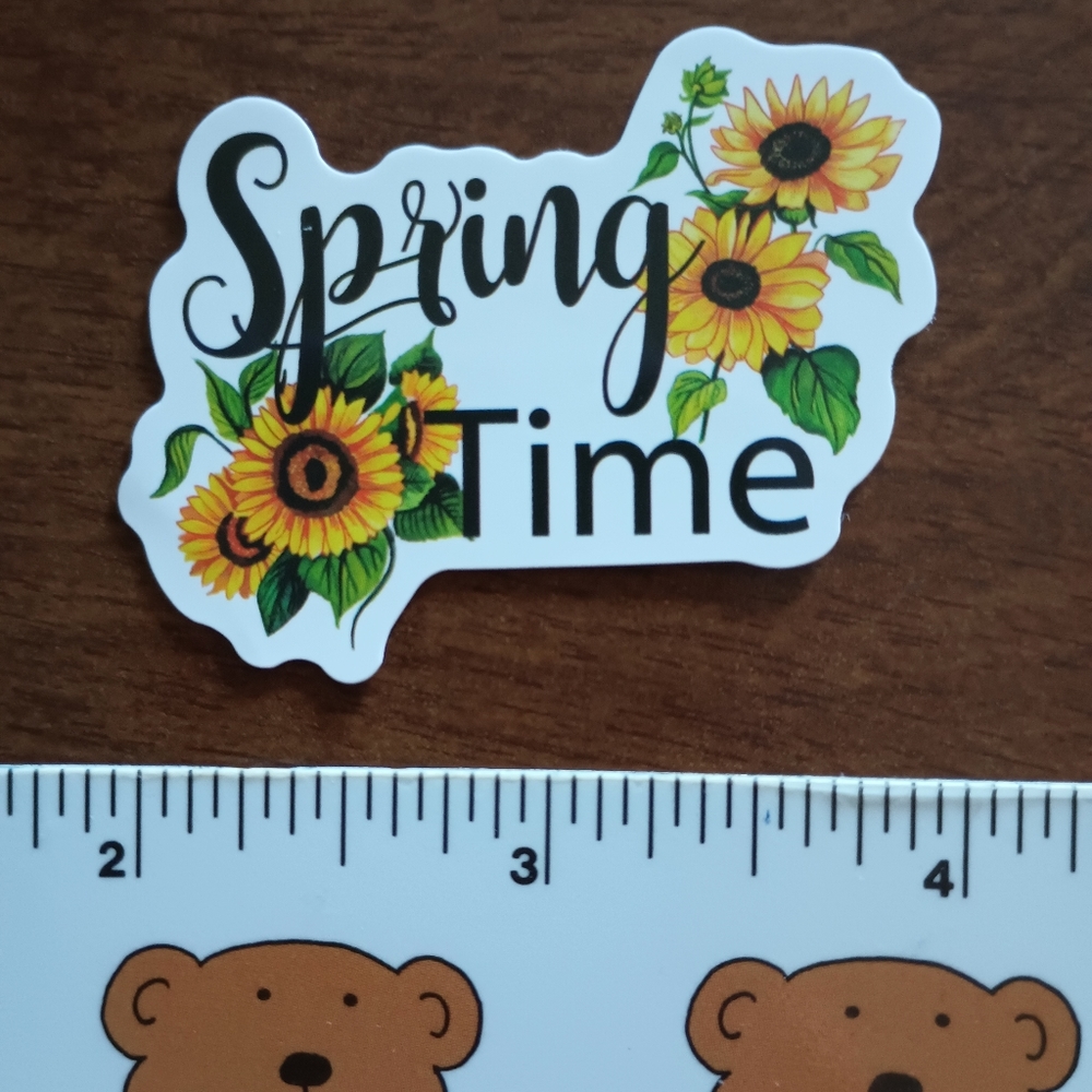 10/$10 Inspirational Positivity Sunflower Spring Garden Flower Sticker Decal